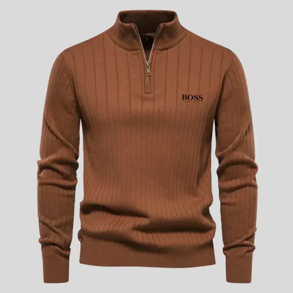 Men's Zip Sweater - Premium Comfort & Style
