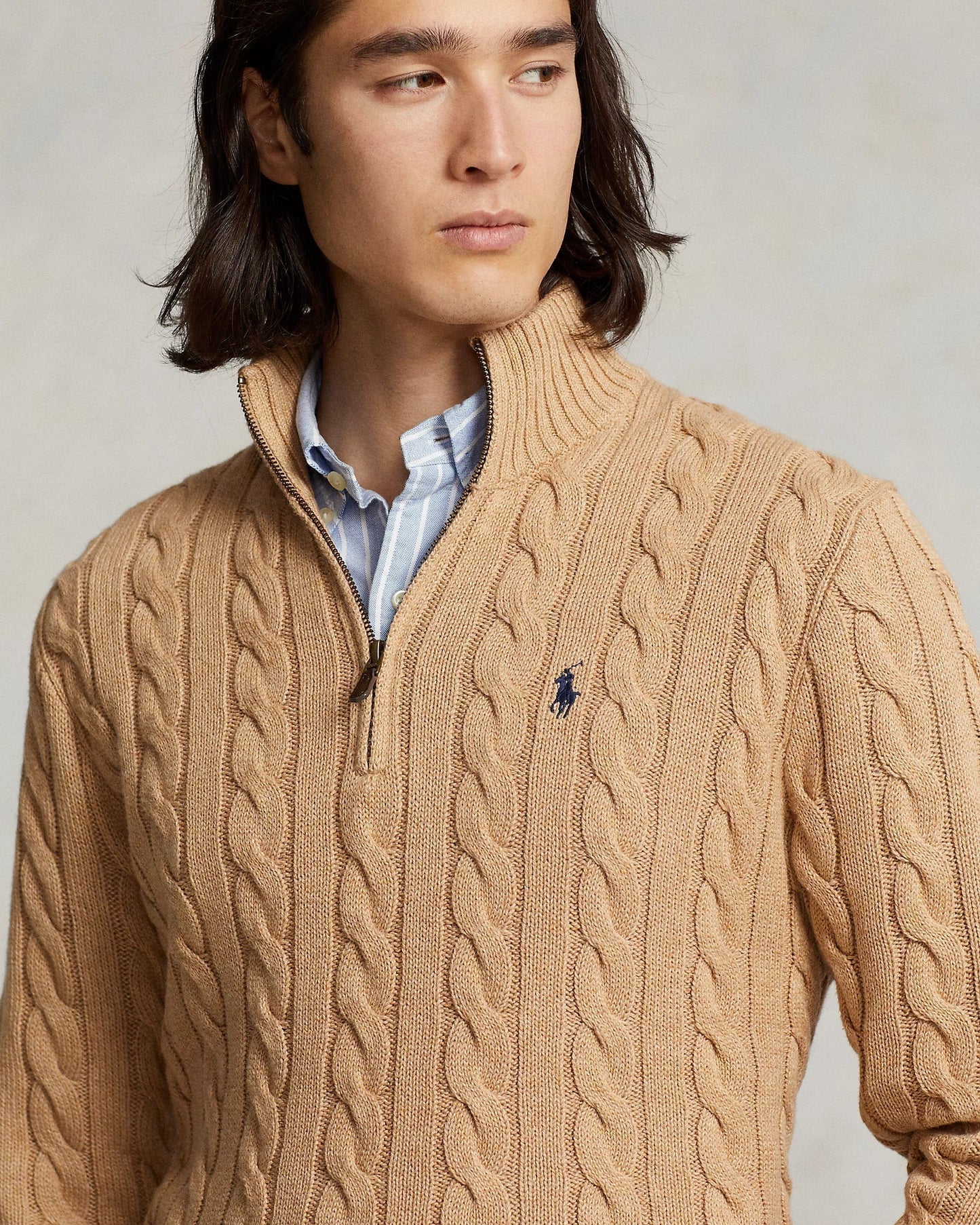RL POLO - Ribbed Knit Cotton Sweater
