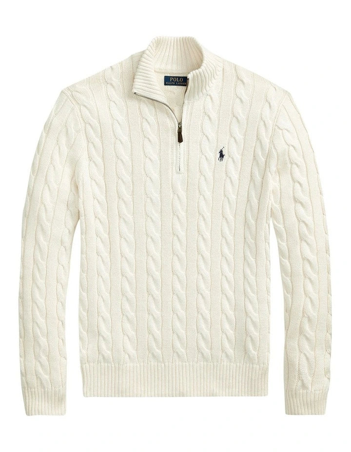 RL POLO - Ribbed Knit Cotton Sweater