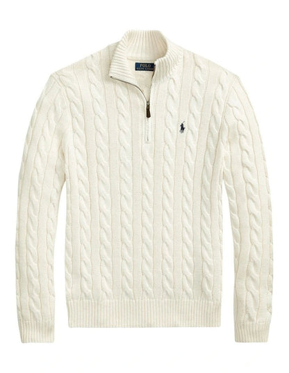 RL POLO - Ribbed Knit Cotton Sweater