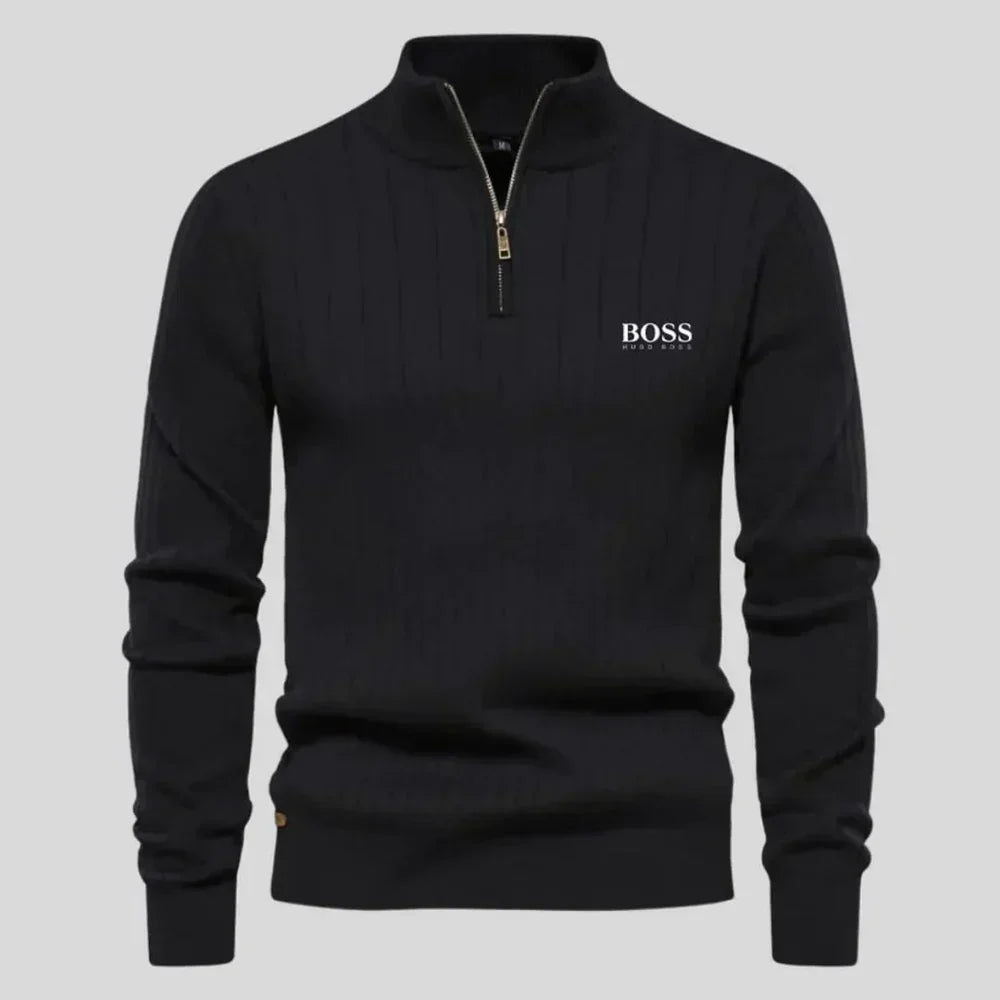 Men's Zip Sweater - Premium Comfort & Style