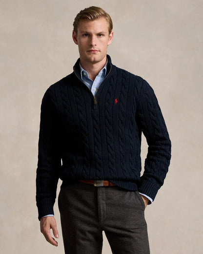 RL POLO - Ribbed Knit Cotton Sweater